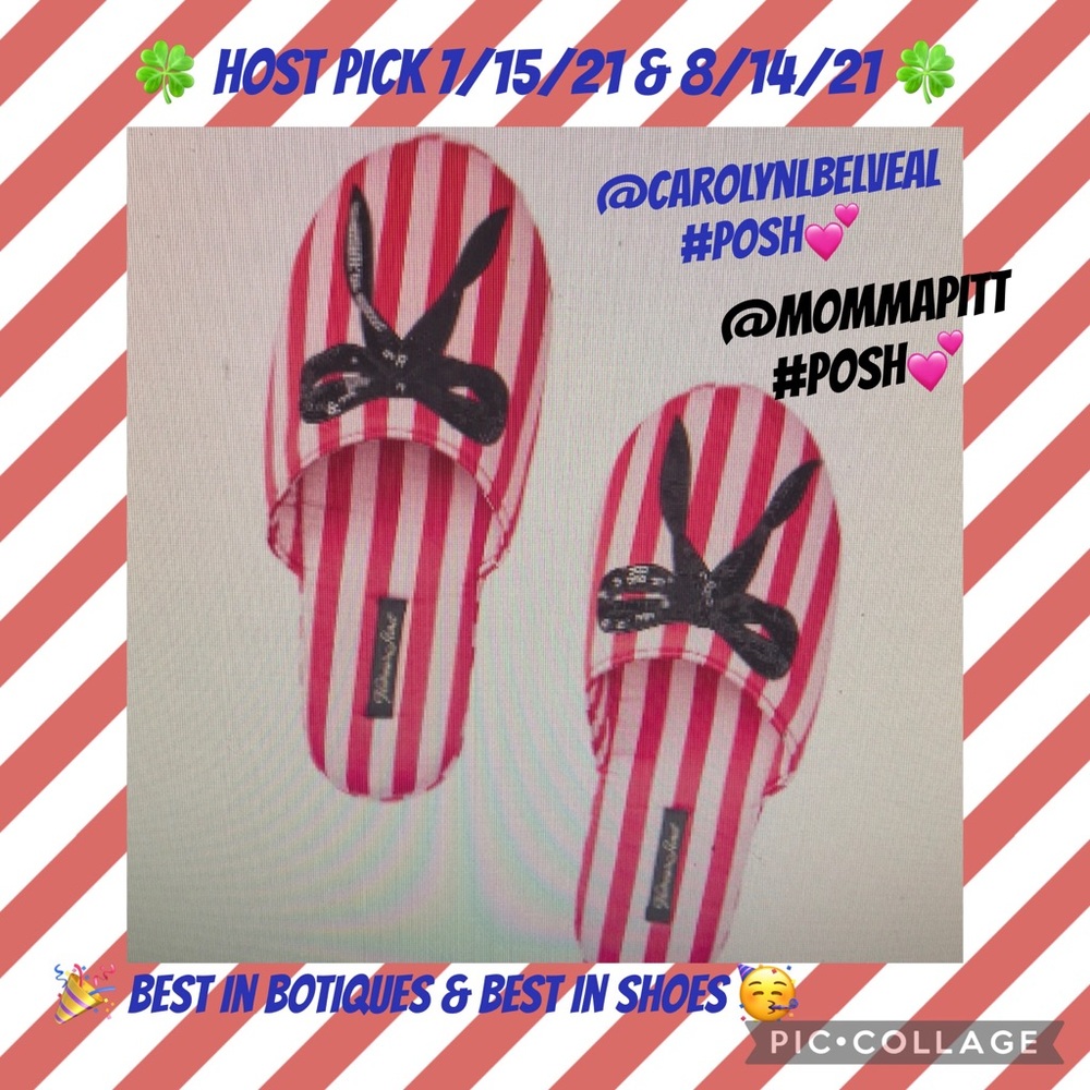 Victoria’s Secret signature satin red stripe New